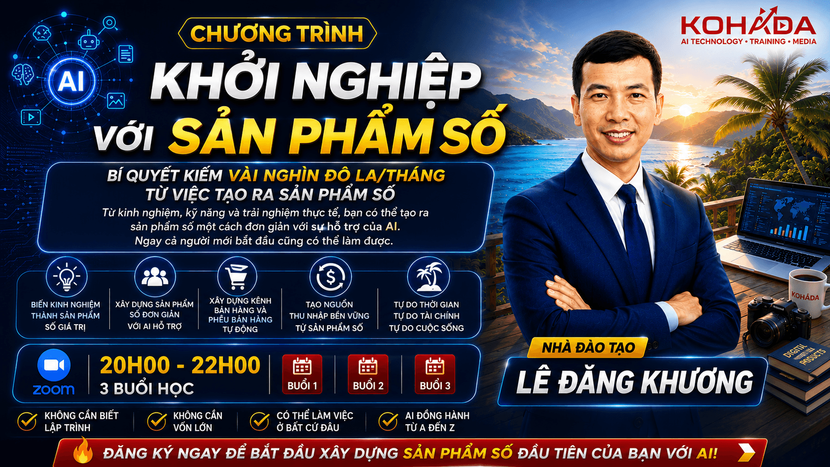 Khởi Nghiệp Với Sản Phẩm Số — Vé VVIP