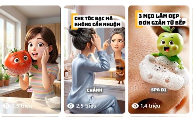 Kênh học viên 3 — video AI triệu view