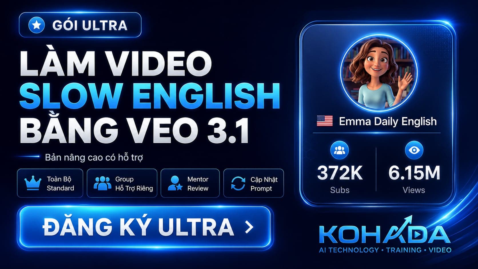 Gói Ultra — kèm 1:1, group hỗ trợ riêng, mentor review