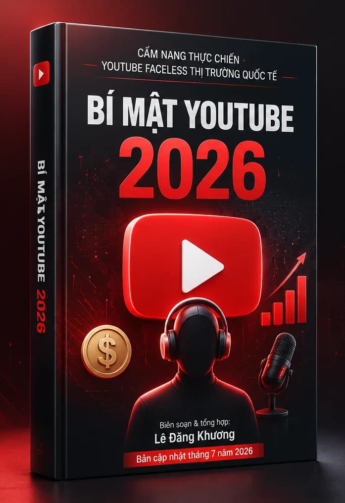 Cẩm nang Bí Mật YouTube 2026 — bản cập nhật tháng 7/2026