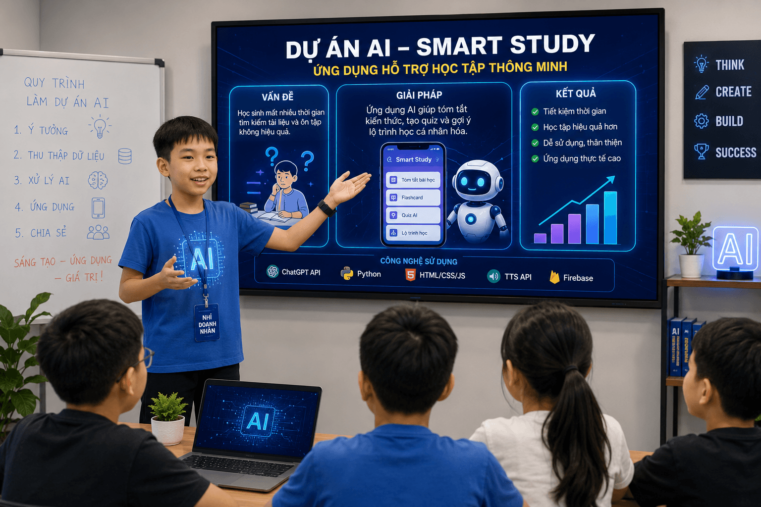 Demo Day — con thuyết trình dự án AI trước cả lớp