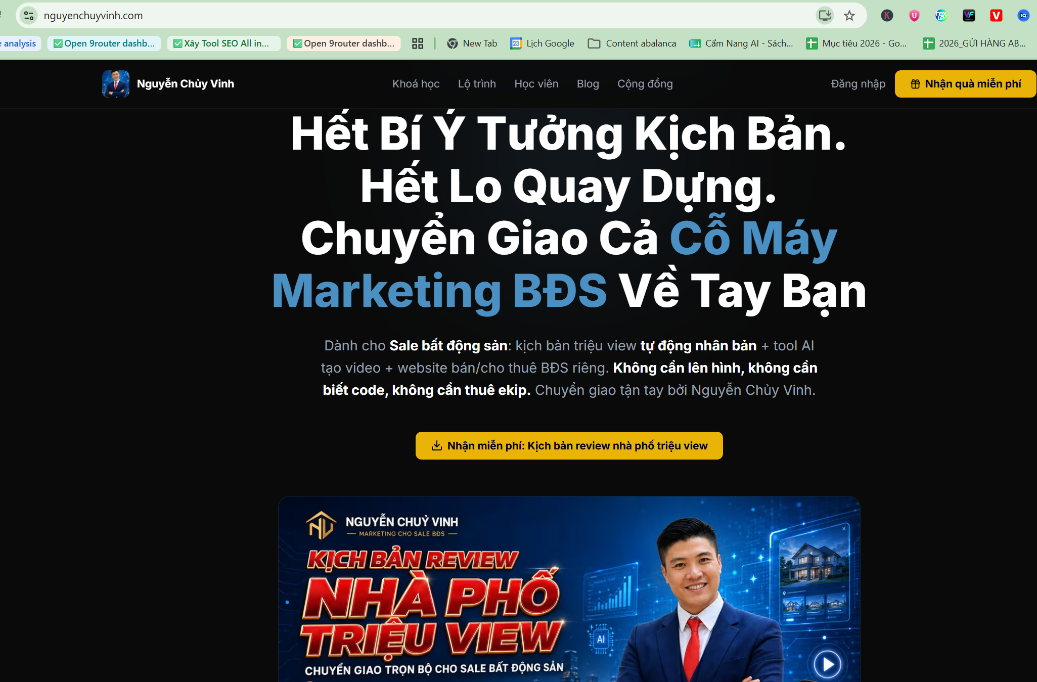 Website học viên: nguyenchuyvinh.com